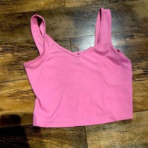 Pink crop top